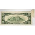 UNITED STATES OF AMERICA 1980 . TEN 10 DOLLARS BANKNOTE . ERROR . EXTRA FLAP